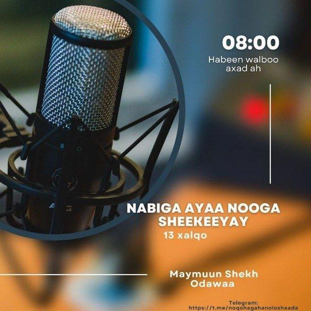 Nabiga ayaa nooga sheekeeyay