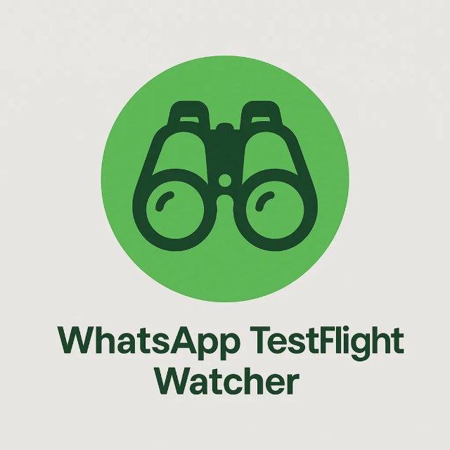 WhatsApp TestFlight Watcher