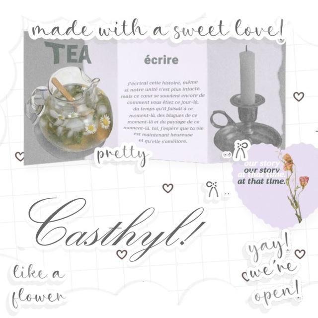 𓇼 .. The : Casthyl 📨 ₊