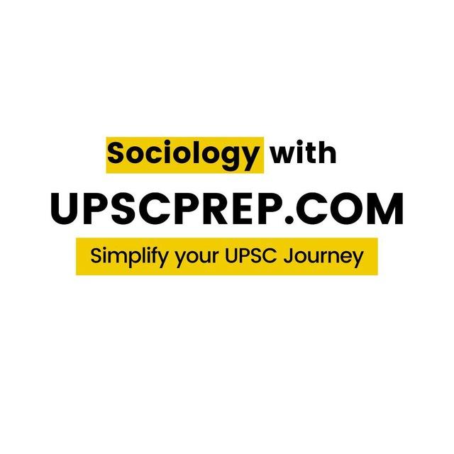 Sociology with UPSCprep.com