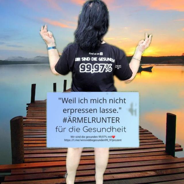 Wir sind die gesunden mit Herz❤️und Verstand