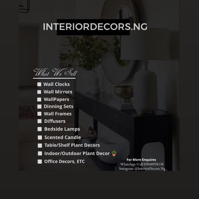 InteriorDecors.ng Wholesale/Dropshipping