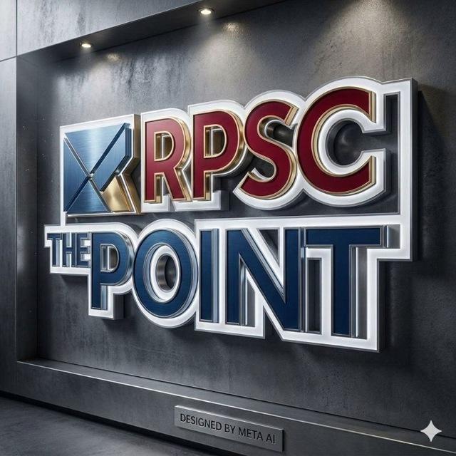 🌏 RPSC THE POINT™