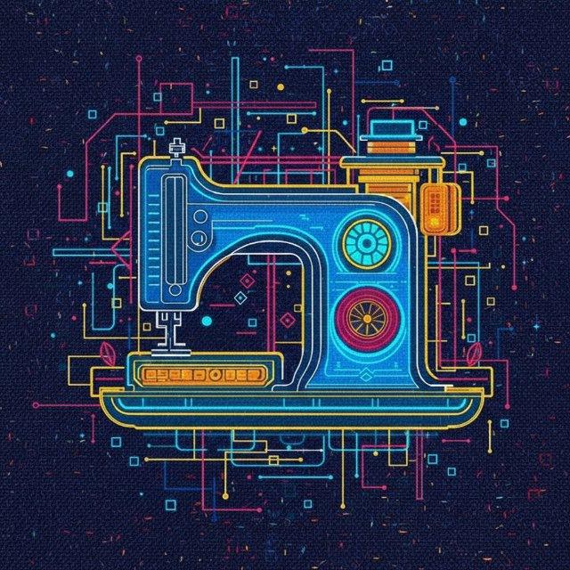 Машинная вышивка