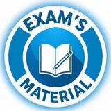 Exam's material