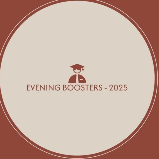 Physics 2025 evening boosters 🚀