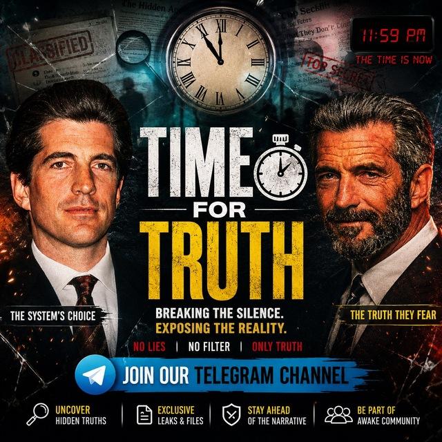 TIME FOR TRUTH⏰⏳⚖️