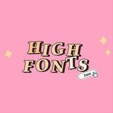 HIGH FONTS