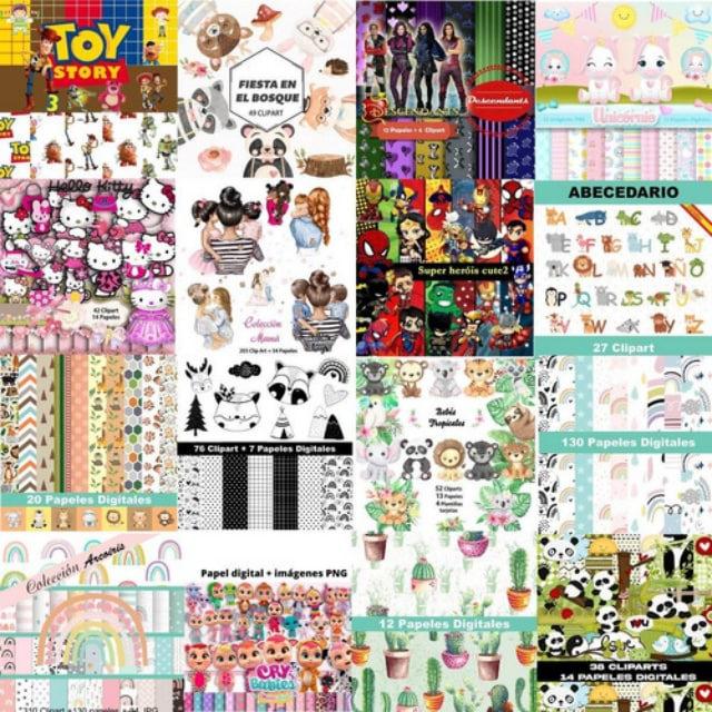 CLIPARTS - PAPELES Y KITS DIGITALES✌️