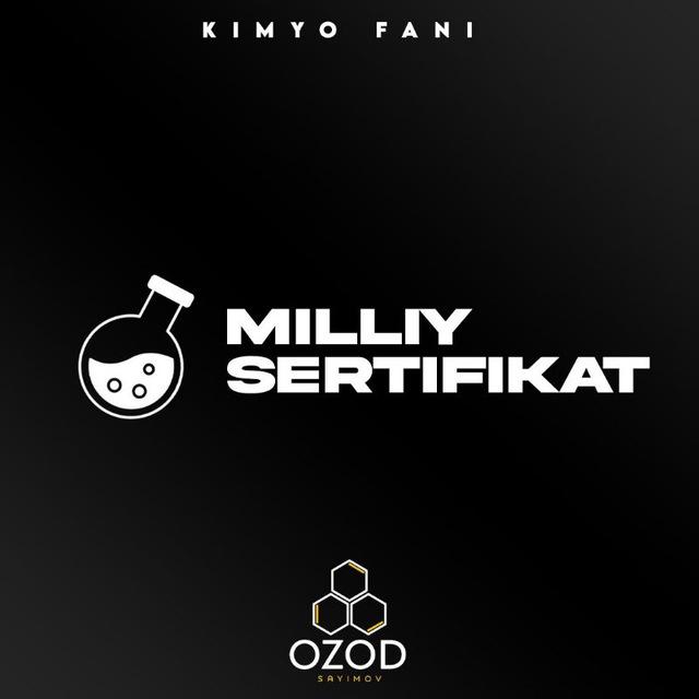 KIMYO SERTIFIKAT / RASMIY (Guliston kimyo)