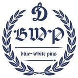 Blue White Pins