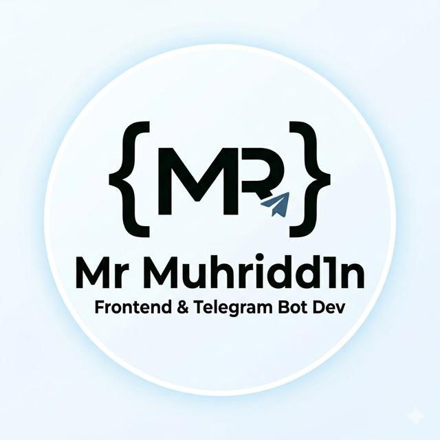 Sayfuddinov Muhriddin 👨🏻‍💻