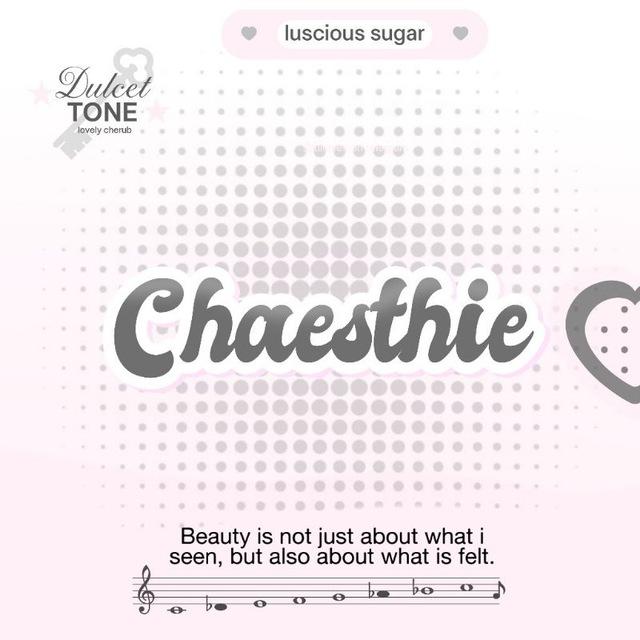chaesthie: openn, jajan pls ~