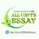 AGRI ALL lessons Essay 🌳