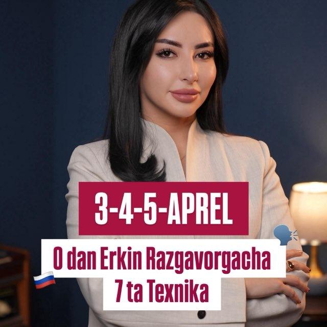 «Rus tili 0 dan» 1.0 | 20 - aprel | Farangiz Babayeva