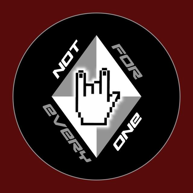 𝗻𝗼𝘁 𝗳𝗼𝗿 𝗲𝘃𝗲𝗿𝘆𝗼𝗻𝗲