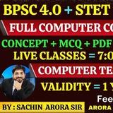 Sachin Arora Sir BPSC 4.0 + STET 2026 Arora Educator