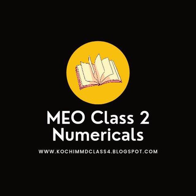 MEO Class 2 Numericals