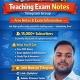 Teaching Exam Notes