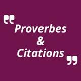 Proverbe Citation
