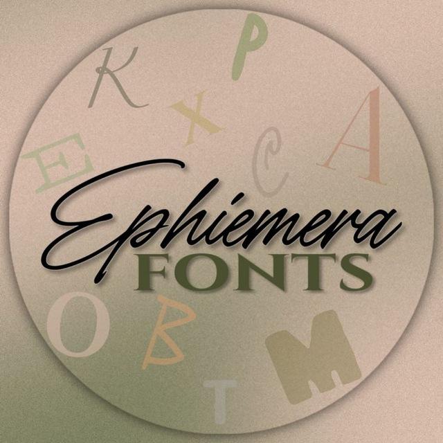 Ephiemera│Эмодзи│Шрифты