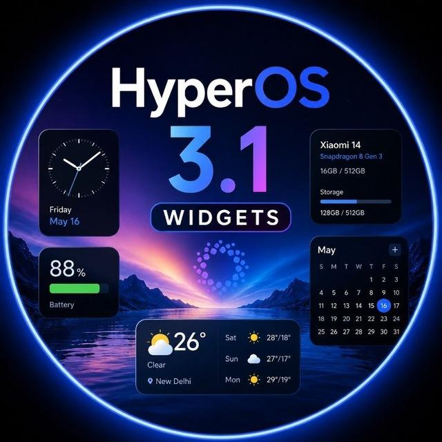 HyperOS 3.1 Widgets