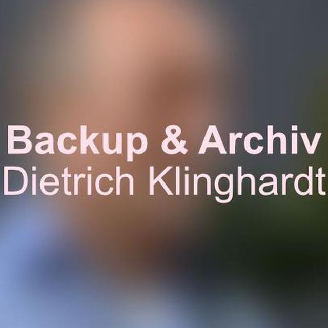 Backup: Dietrich Klinghardt
