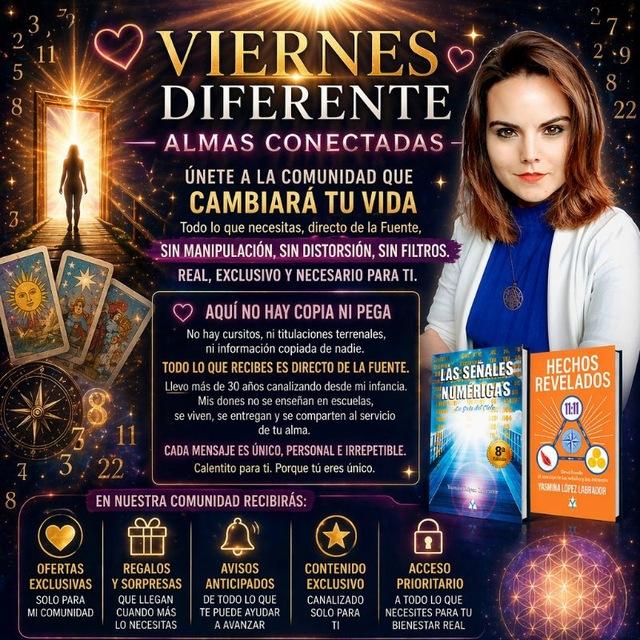 Canal Oficial: Yasmina López Labrador *•. 𝔸𝕃𝕄𝔸𝕊 ℂ𝕆ℕ𝔼ℂ𝕋𝔸𝔻𝔸𝕊 del 𝕄𝕌ℕ𝔻𝕆 .•* ❤👉♾👈❤