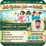 Rajasthan Job Updates | JobwithRahul - 8107924194