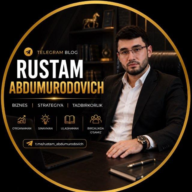 Rustam Abdumurodovich🇺🇿 | Shaxsiy blogi