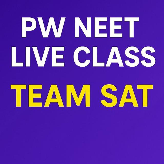 PW NEET LIVE CLASS LINK