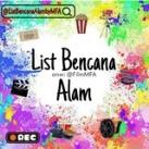 LIST BENCANA ALAM SUB INDO