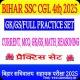 BSSC CGL 4th Prepration & set Practice