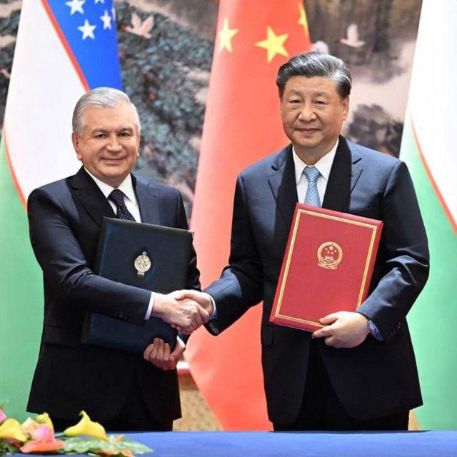 OʻZBEKISTON🇺🇿 XITOY🇨🇳. 乌兹别克斯坦和中国。