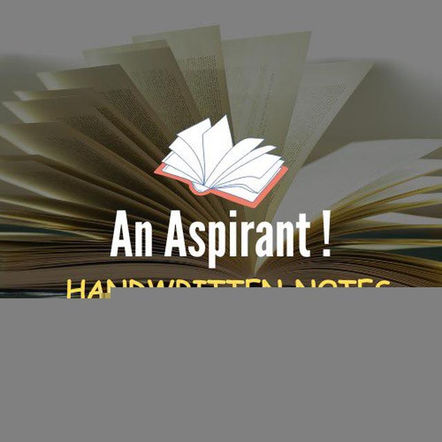 An Aspirant !