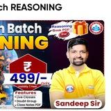 Foundation Batch REASONING Sandeep Sir