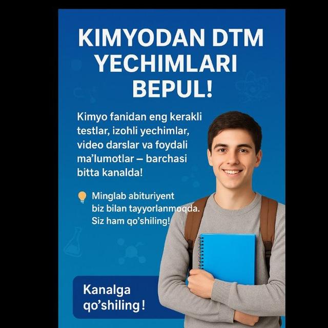👨‍🔬KIMYO & 🔬BIOLOGIYA