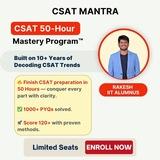 CSAT MANTRA® - ENROLLED
