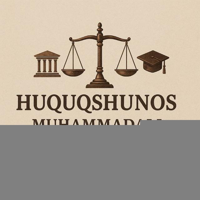 ⚖️HUQUQSHUNOS | Muhammadali