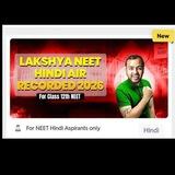 LAKSHYA NEET HINDI AIR 2026