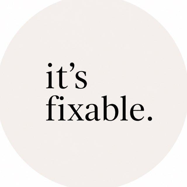 It’s fixable.