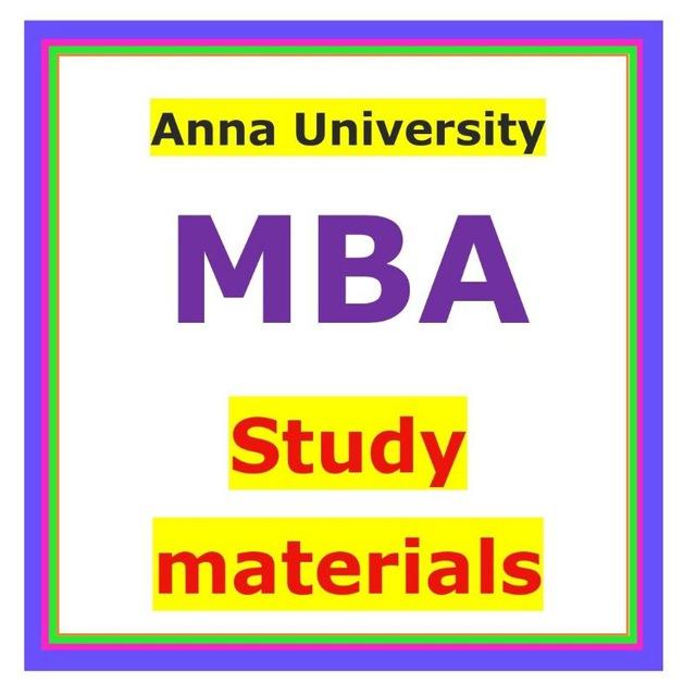 Anna University_MBA notes_R2021