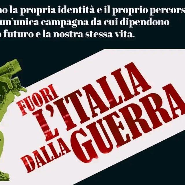 Campagna FUORI L’ITALIA DALLA GUERRA