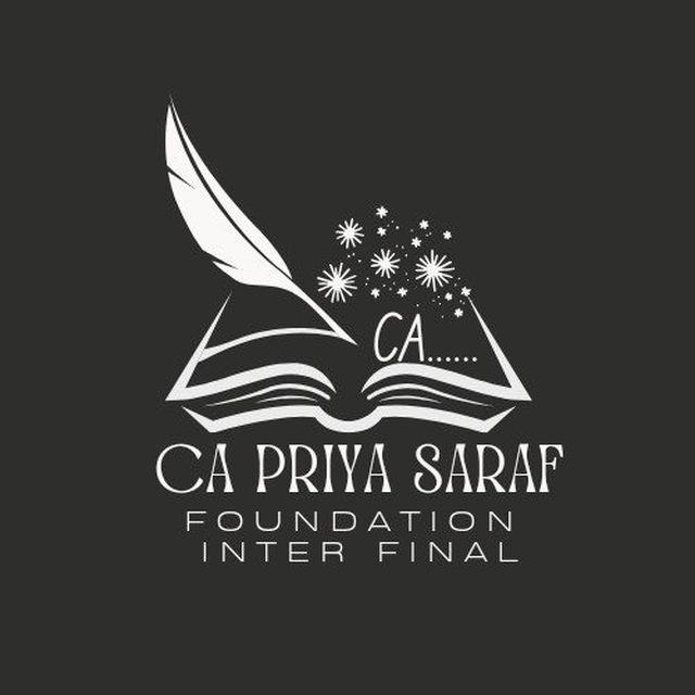 CA final notes📚 (CA PRIYA SARAF)