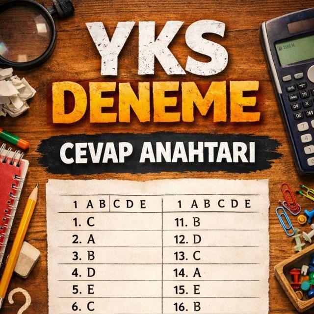 Deneme Ve Cevap Anahtarları