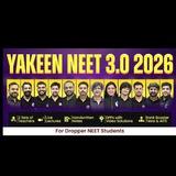 Yakeen neet 3.0 Alpha 2026