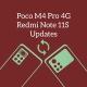 Poco M4 Pro / Redmi Note 11s | Updates