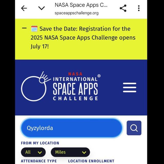 Local Leads of NASA Space Apps in Qyzylorda - 2025