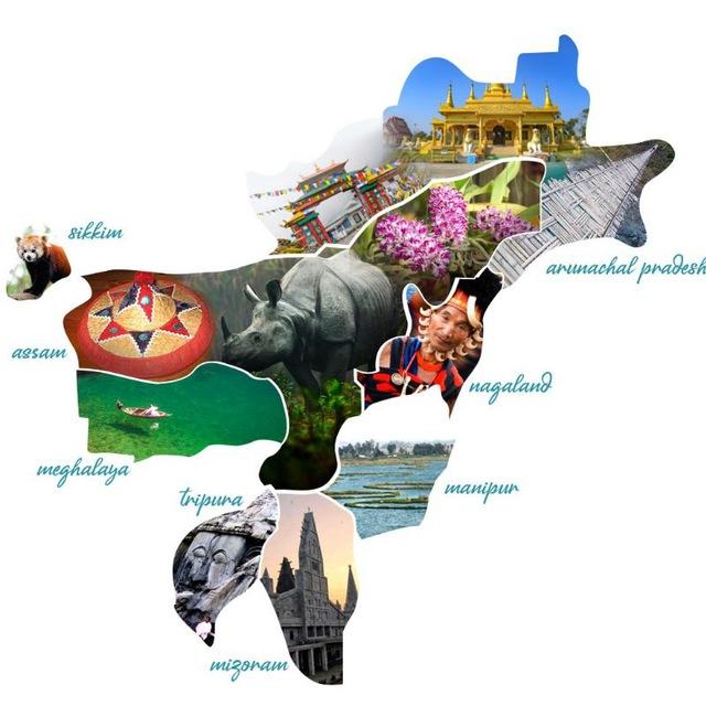 Northeast India (Unexplored places of Assam, Arunachal Pradesh, Meghalaya, Nagaland, Mizoram, Tripura, Sikkim, Manipur)