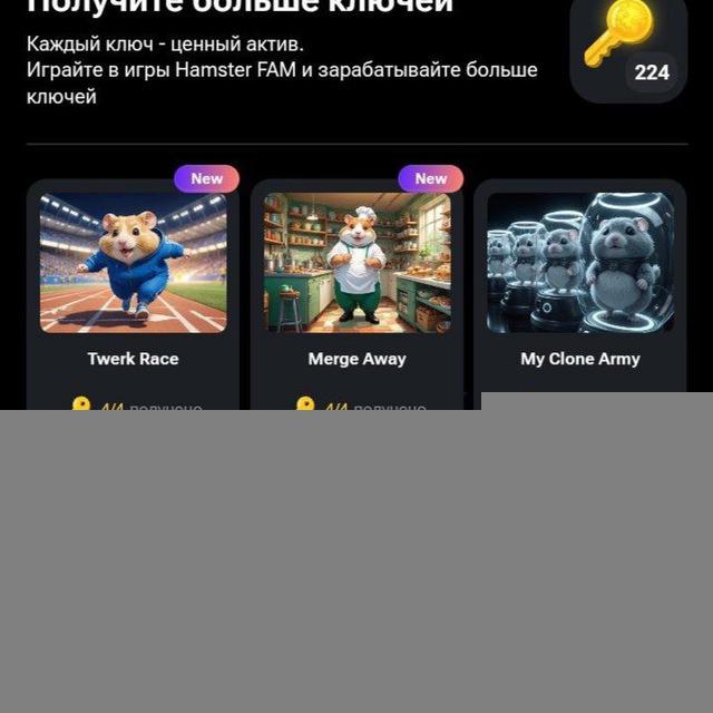 Hamster Kombat Промокоды